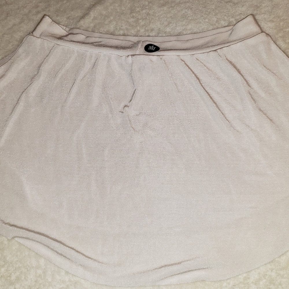 Abigail mentzer white slinky ballet skirt small